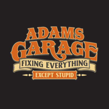 Black Fixing Everything Garage Personalized default 