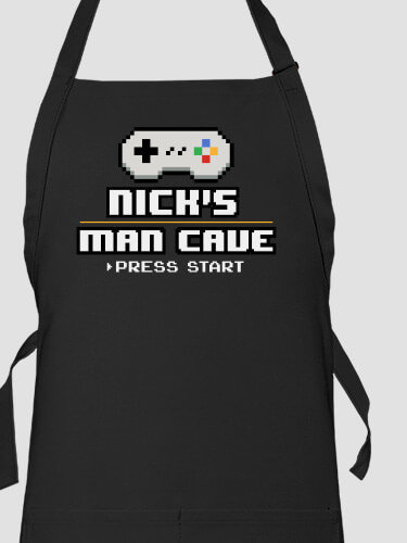 Gamer Man Cave Black Apron