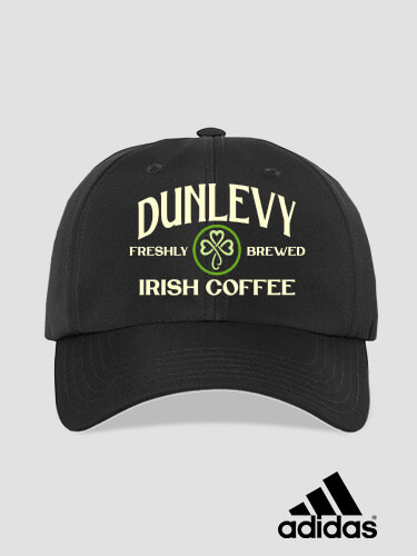 Irish Coffee Black Embroidered Adidas Hat