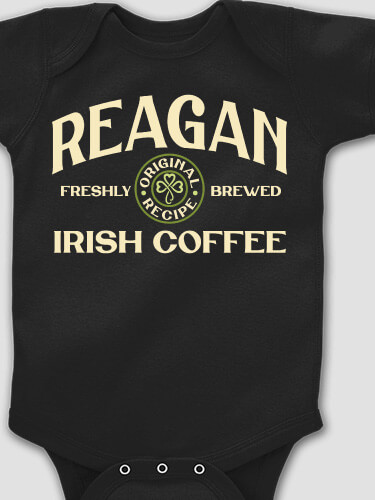 Irish Coffee Black Baby Bodysuit