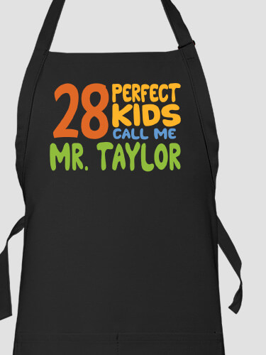 Perfect Kids Black Apron