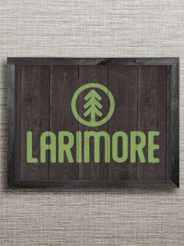 Pine Tree Black Framed Wall Art 16.5 x 12.5