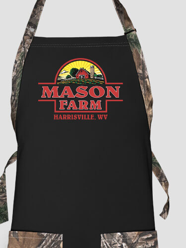 Farm Black/Realtree Camo 2-Tone Camo Apron