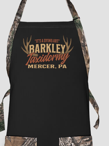 Taxidermy Black/Realtree Camo 2-Tone Camo Apron