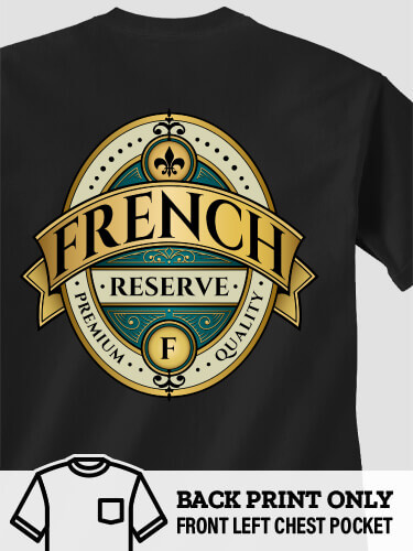 Reserve Black Adult Pocket T-Shirt