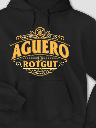 Rotgut Whiskey Black Adult Hooded Sweatshirt