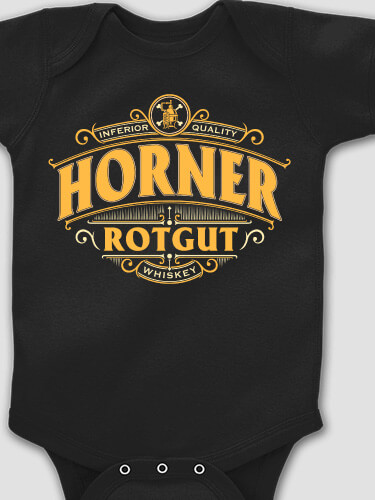 Rotgut Whiskey Black Baby Bodysuit