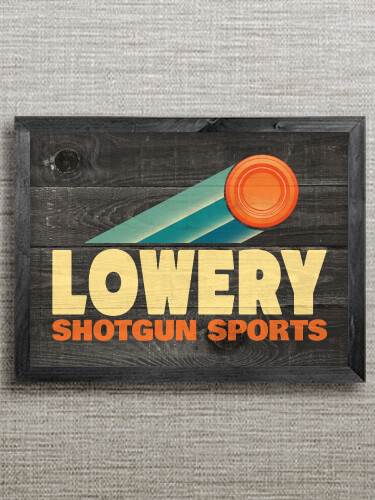 Shotgun Sports Black Framed Wall Art 16.5 x 12.5