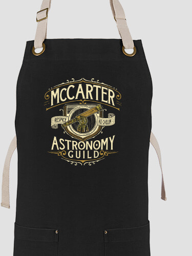 Astronomy Guild Black/Stone Canvas Work Apron