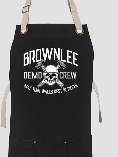 Demo Crew Black/Stone Canvas Work Apron