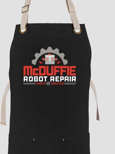 Robot Repair Black/Stone Canvas Work Apron