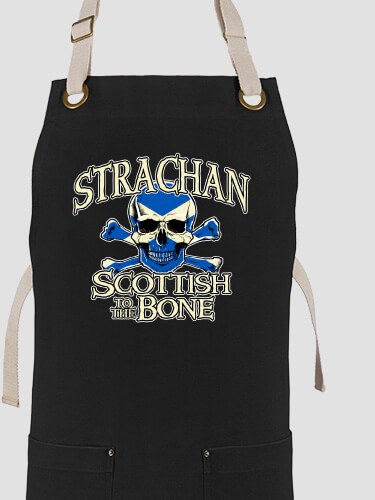 Scottish to the Bone Black/Stone Canvas Work Apron