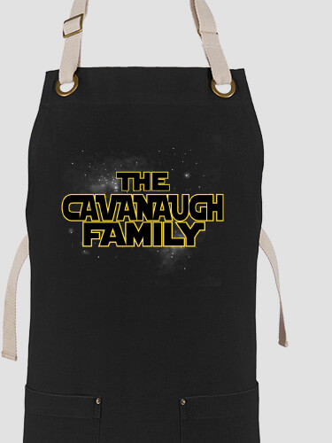 Star Family Black/Stone Canvas Work Apron