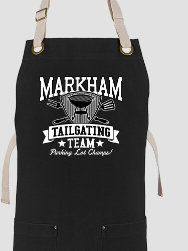 Tailgating Team Black/Stone Canvas Work Apron