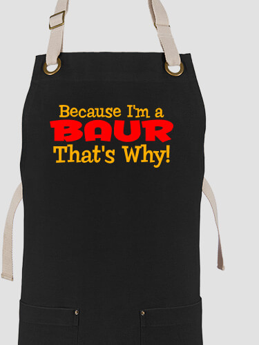 That's Why Black/Stone Canvas Work Apron