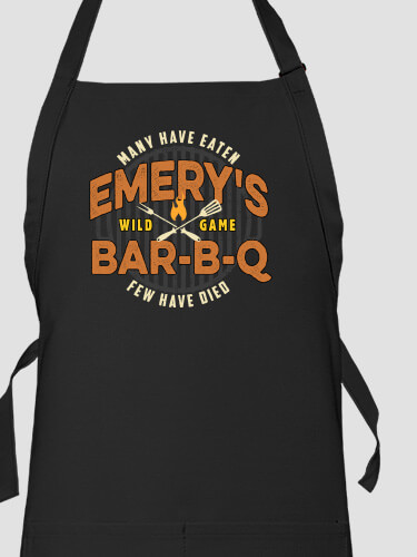 Wild Game Few Have Died BBQ Black Apron