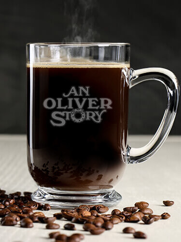 Christmas Story Clear Coffee Mug - Engraved (single)