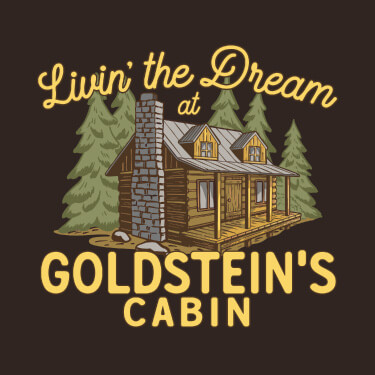 Dark Chocolate Livin' The Dream Cabin Personalized default 