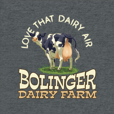 Dark Heather Dairy Air Personalized default 