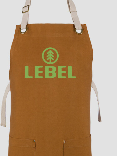 Pine Tree Duck Brown/Stone Canvas Work Apron