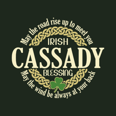 Forest Green Irish Blessing Personalized default 