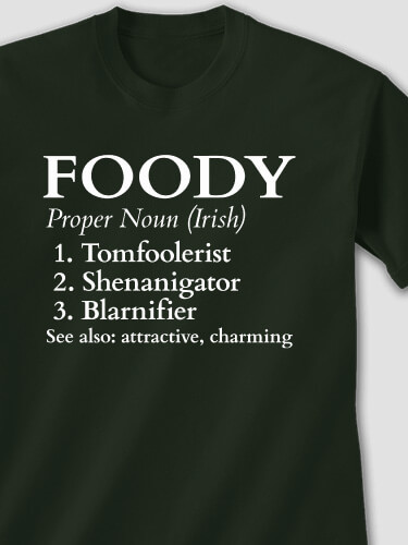 Irish Definition Forest Green Adult T-Shirt