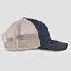 Cabin Heathered Navy/Khaki Structured Trucker Hat with Patch G2 Thumbnail