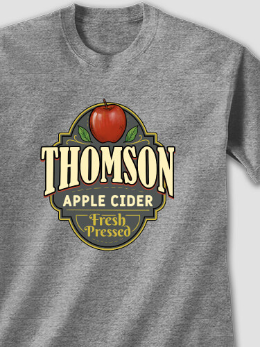 Apple Cider Graphite Heather Adult T-Shirt