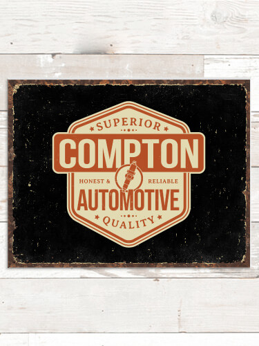 Automotive NA Tin Sign 16 x 12.5