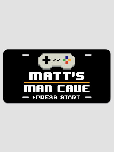 Gamer Man Cave NA License Plate