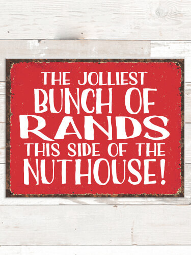 Jolliest Bunch NA Tin Sign 16 x 12.5