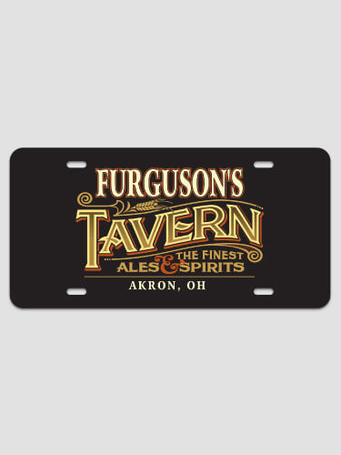 NA Tavern Personalized license-plate 