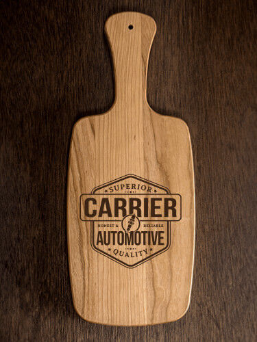 Automotive Natural Cherry Cherry Wood Cheese Board - Engraved