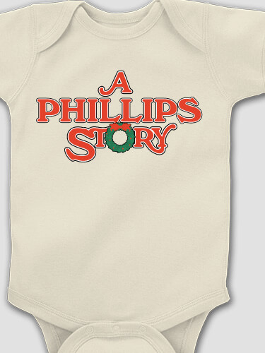 Christmas Story Natural Baby Bodysuit