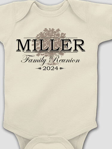 Classic Family Reunion Natural Baby Bodysuit