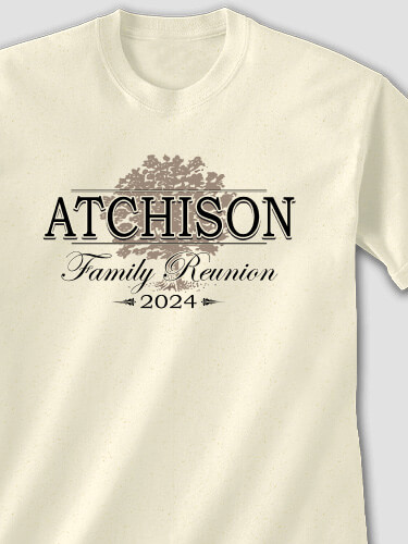 Classic Family Reunion Natural Adult T-Shirt