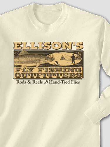 Fly Fishing Natural Adult Long Sleeve