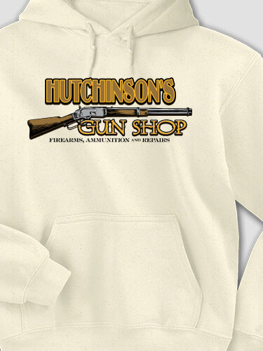 Gun Shop Natural Adult Hooded Sweatshirt