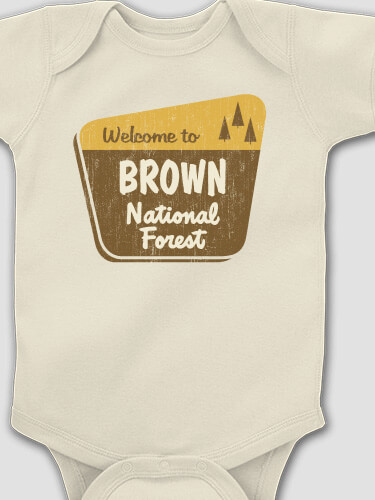 National Forest Natural Baby Bodysuit