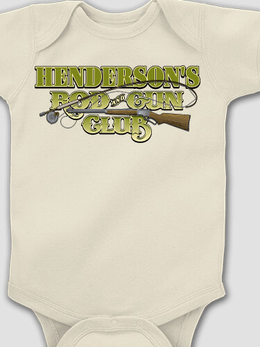 Rod and Gun Club Natural Baby Bodysuit