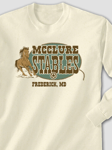 Stables Natural Adult Long Sleeve