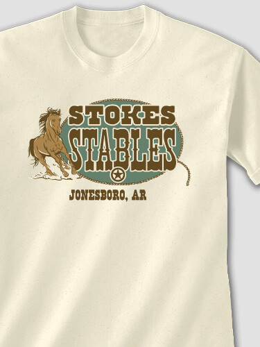 Stables Natural Adult T-Shirt