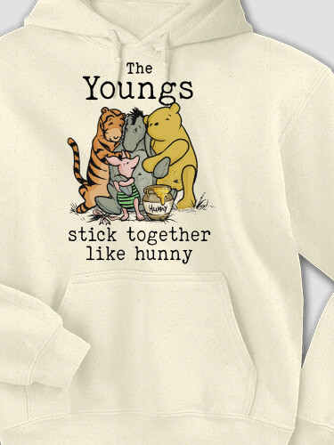 Stick Together Natural Adult Hooded Sweatshirt