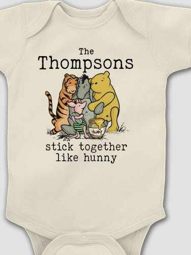 Stick Together Natural Baby Bodysuit