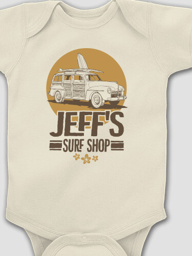 Surf Shop Natural Baby Bodysuit