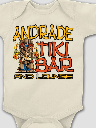 Tiki Bar Natural Baby Bodysuit