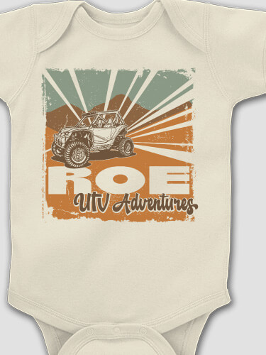 UTV Adventures Natural Baby Bodysuit