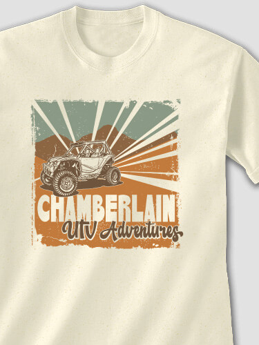 UTV Adventures Natural Adult T-Shirt