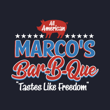 Navy All American BBQ Personalized default 