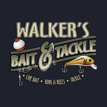 Navy Classic Bait and Tackle Personalized default 